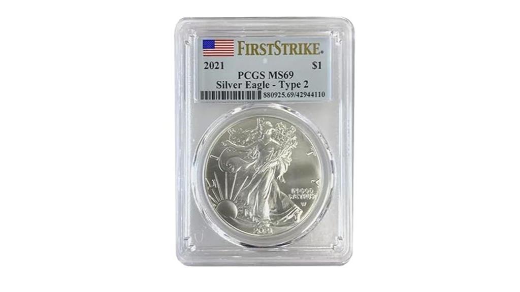 2021 silver eagle ms69