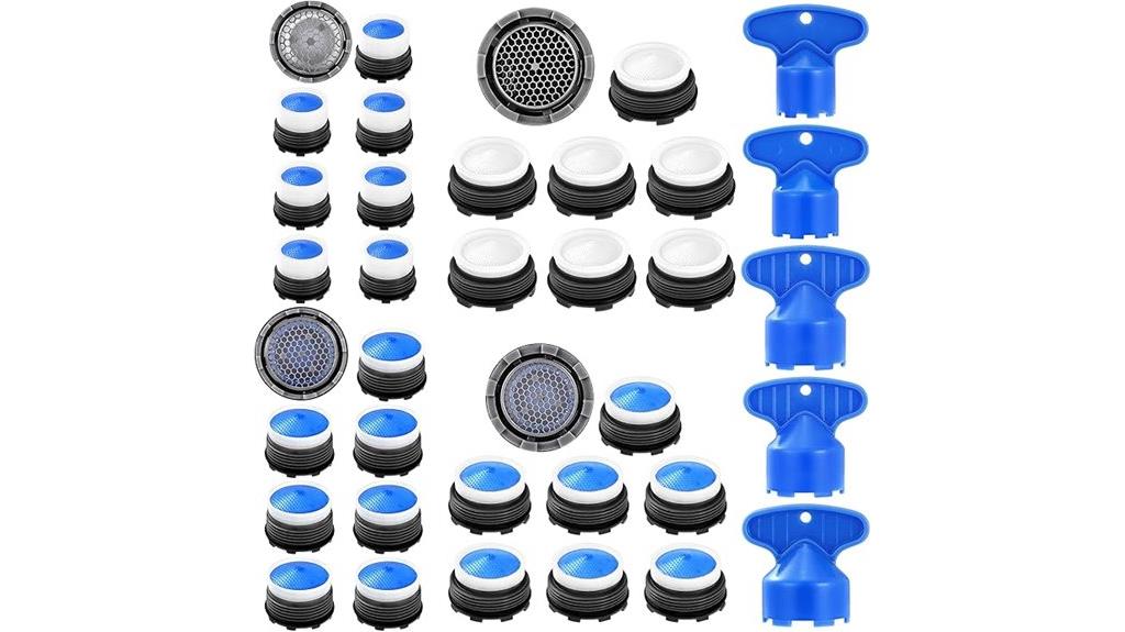 28 piece faucet aerator set