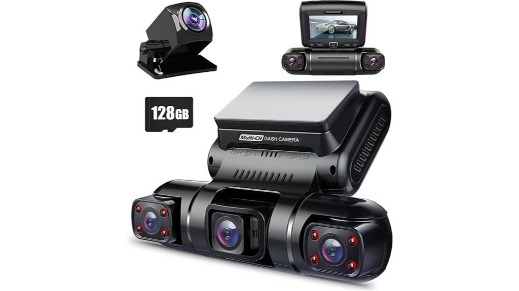 360 degree gps wifi dash cam