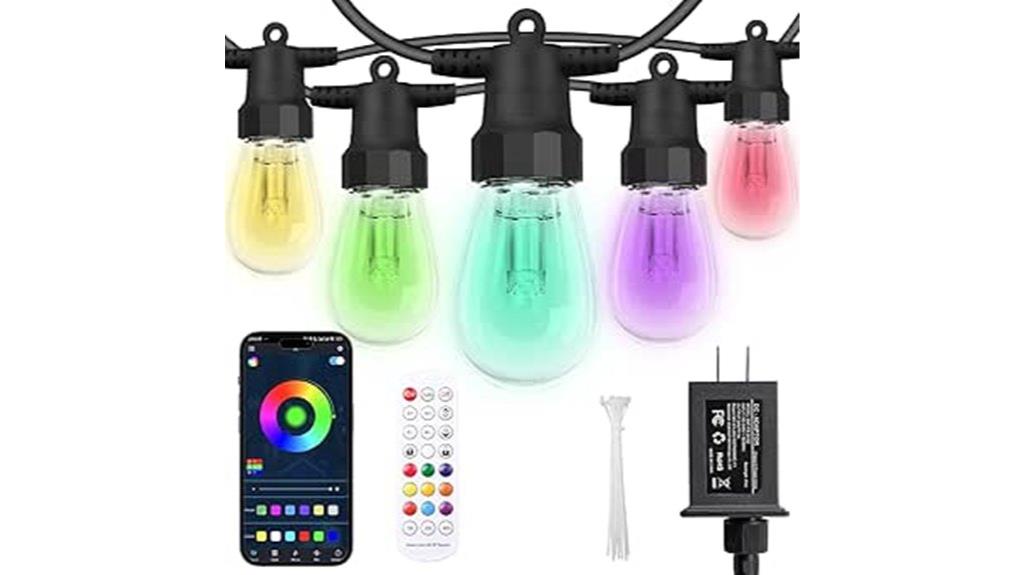 50ft rgbw led string