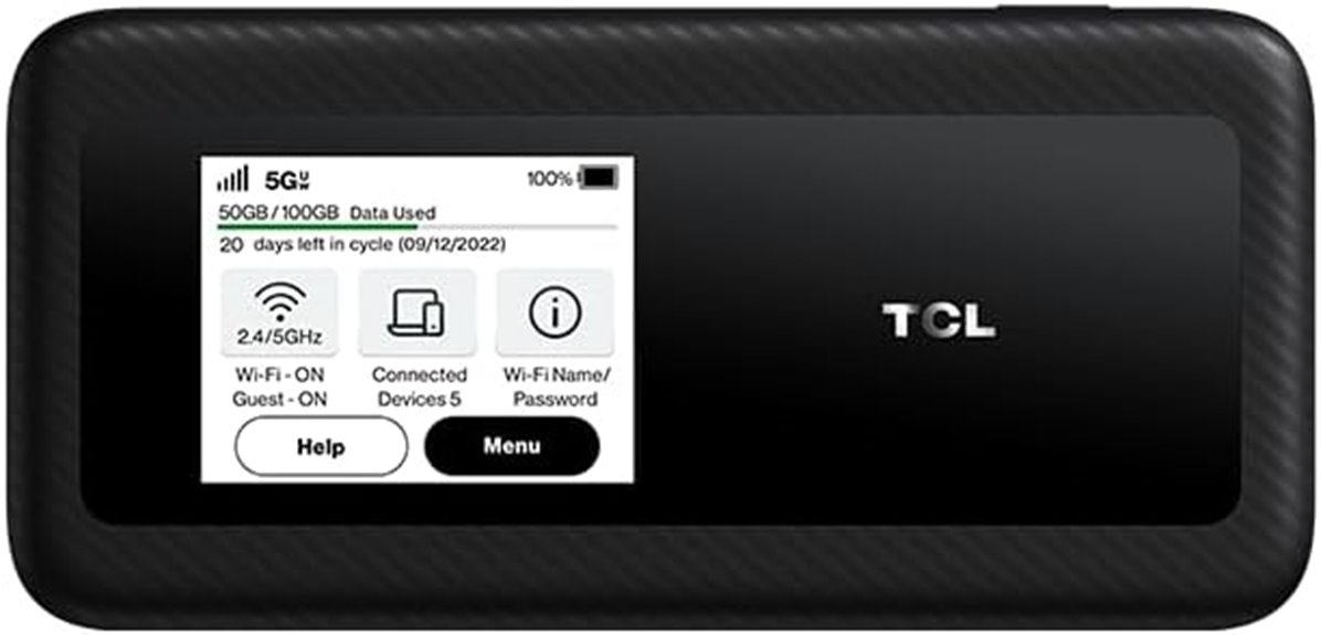 5g uw hotspot router
