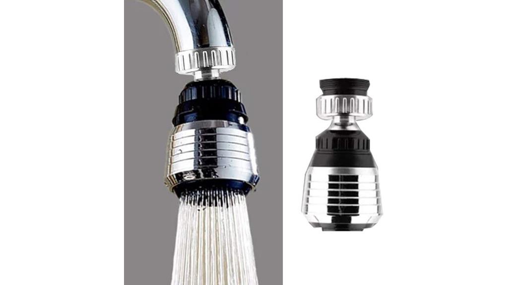 adjustable swivel faucet aerator
