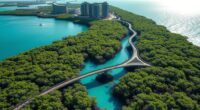 artificial mangroves for coastal defense