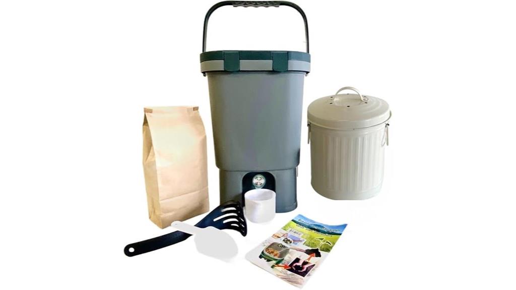bokashi composting with lid