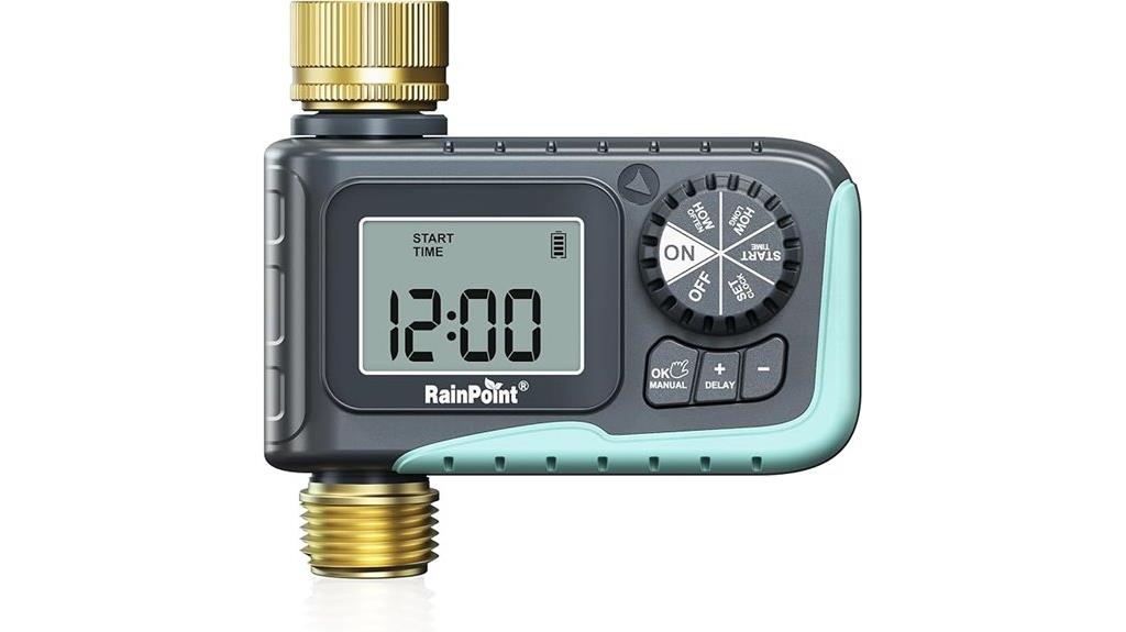 brass inlet outlet timer