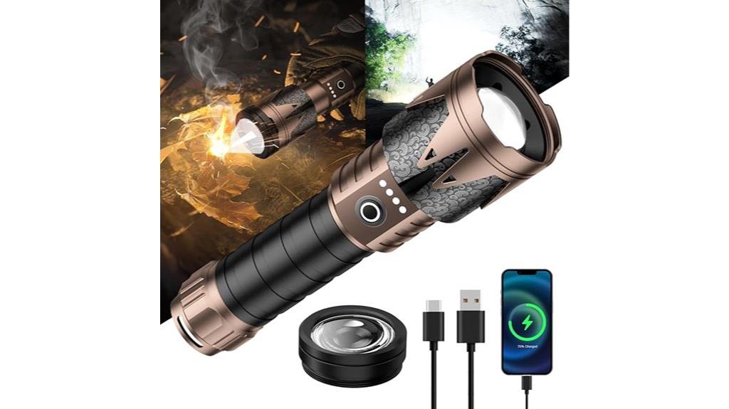 bright led flashlights with ignition