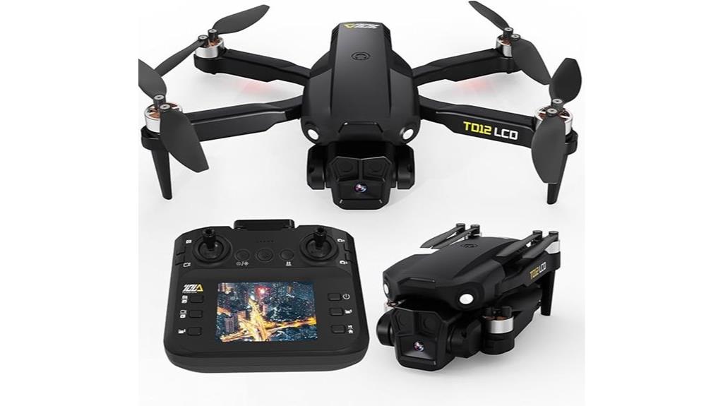 brushless drone with lcd