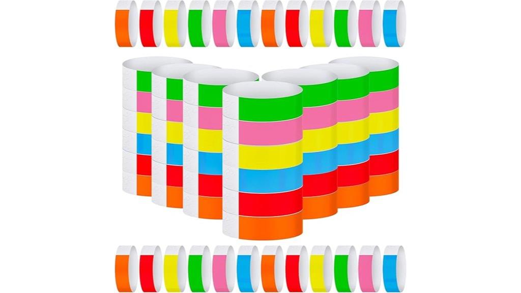 bulk paper wristbands pack