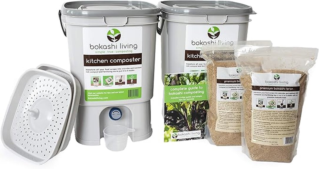 complete bokashi composting set