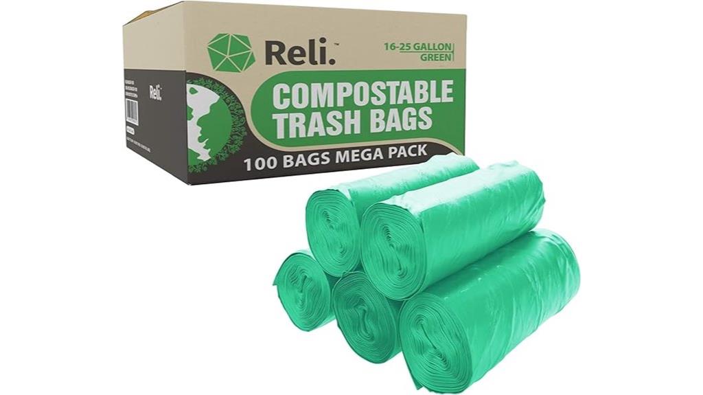 compostable trash bag set