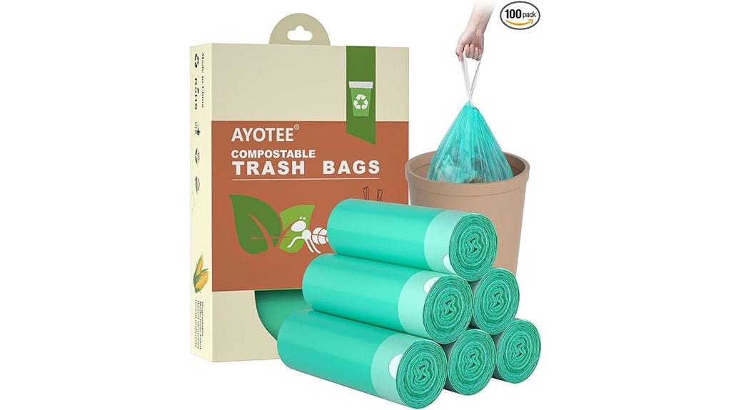 compostable trash bags pack