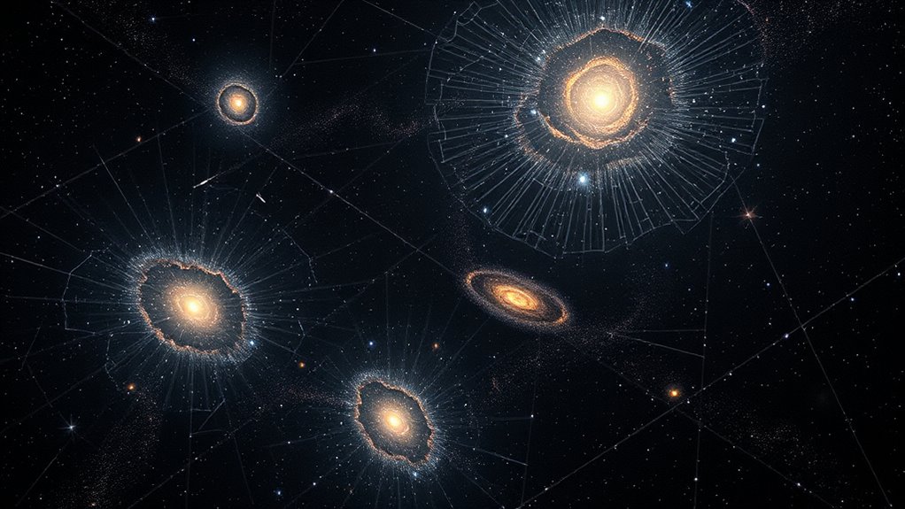 dark matter influences cosmic structure