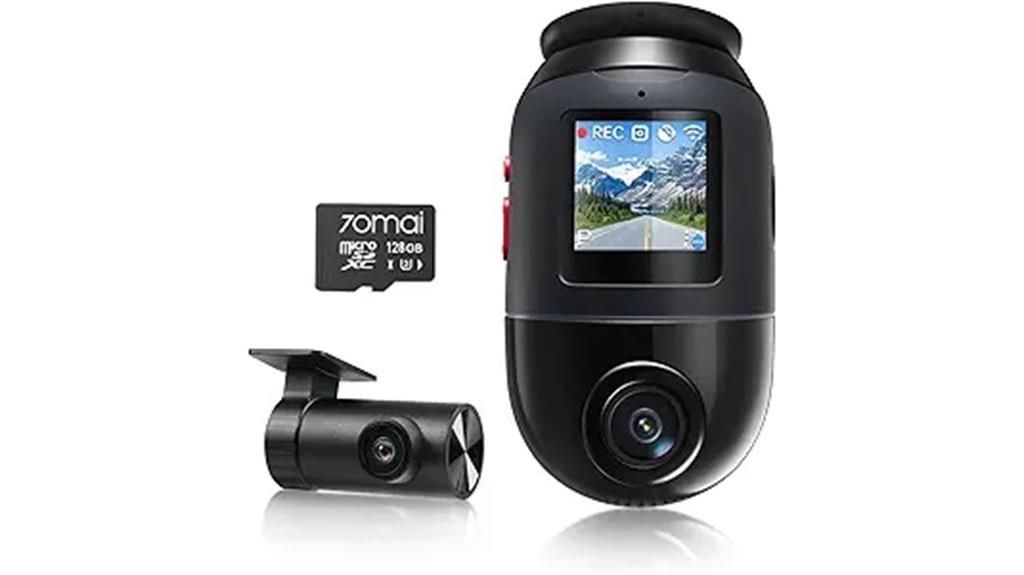 dual 4k front rear dashcam