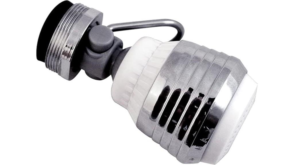 dual spray swivel faucet