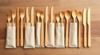 eco friendly bamboo travel cutlery