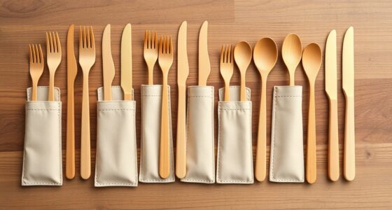 eco friendly bamboo travel cutlery