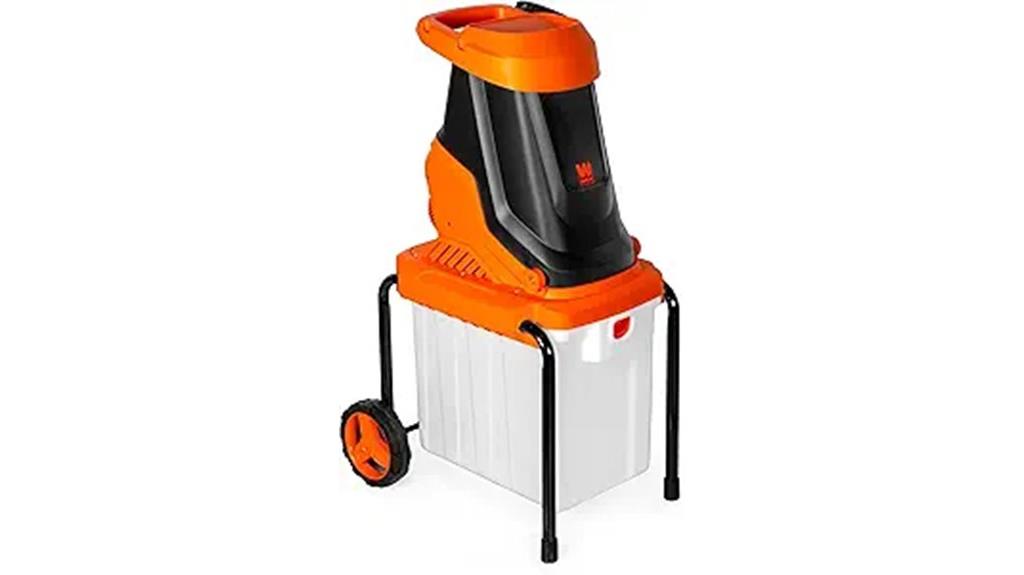 electric wood chipper 15 amp