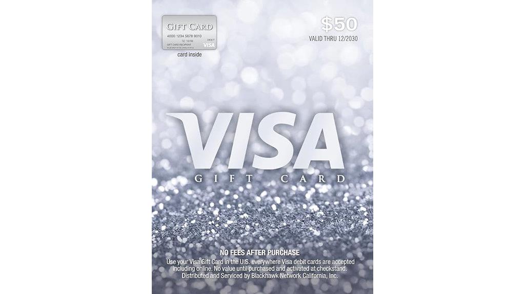fifty dollar gift card