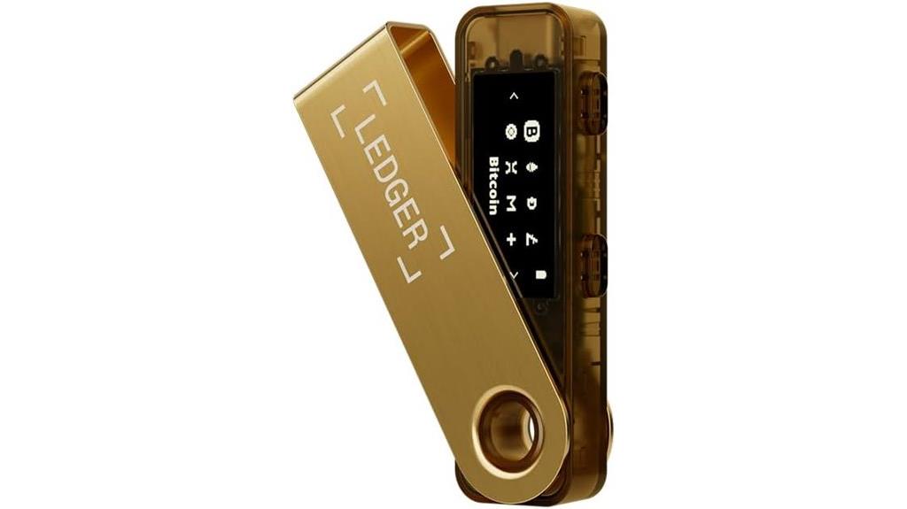 gold ledger nano s plus