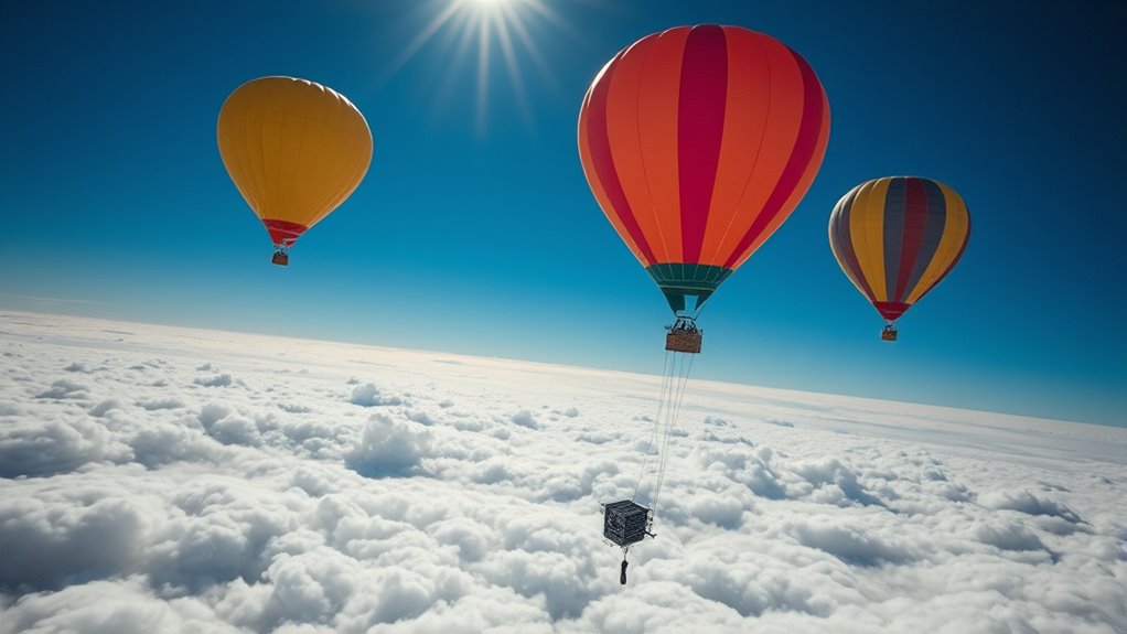 high altitude cosmic ray detection