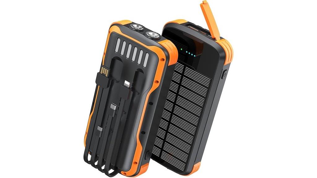high capacity solar power bank