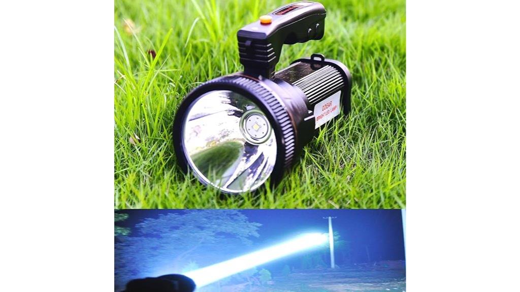 high powered rechargeable led flashlight