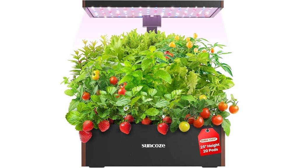 hydroponic kit with 20 pods