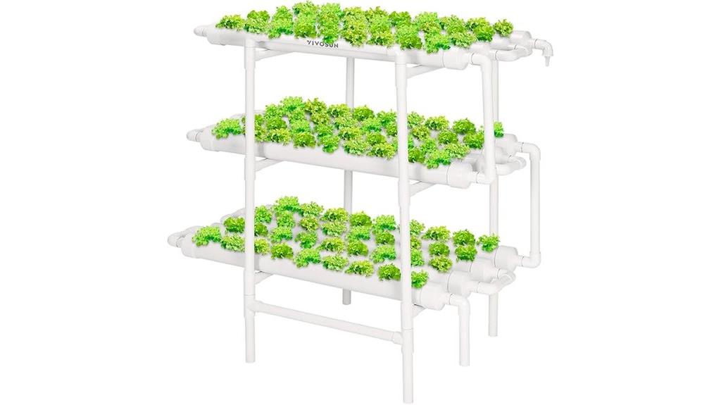 hydroponic leafy vegetable system