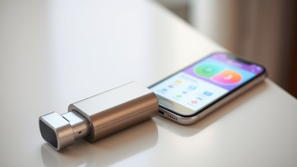 inhaler phone connection