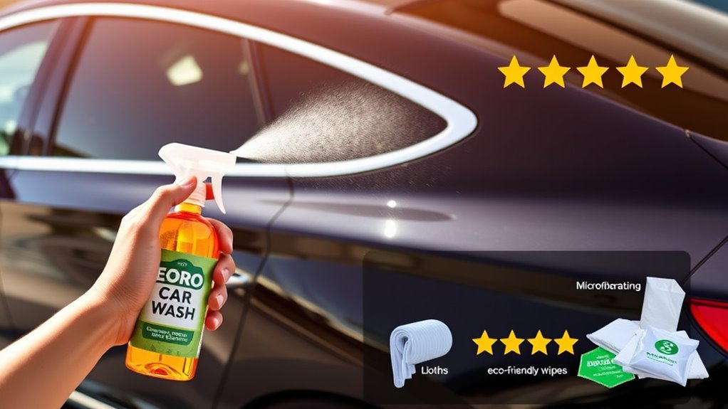 key factors for waterless wash