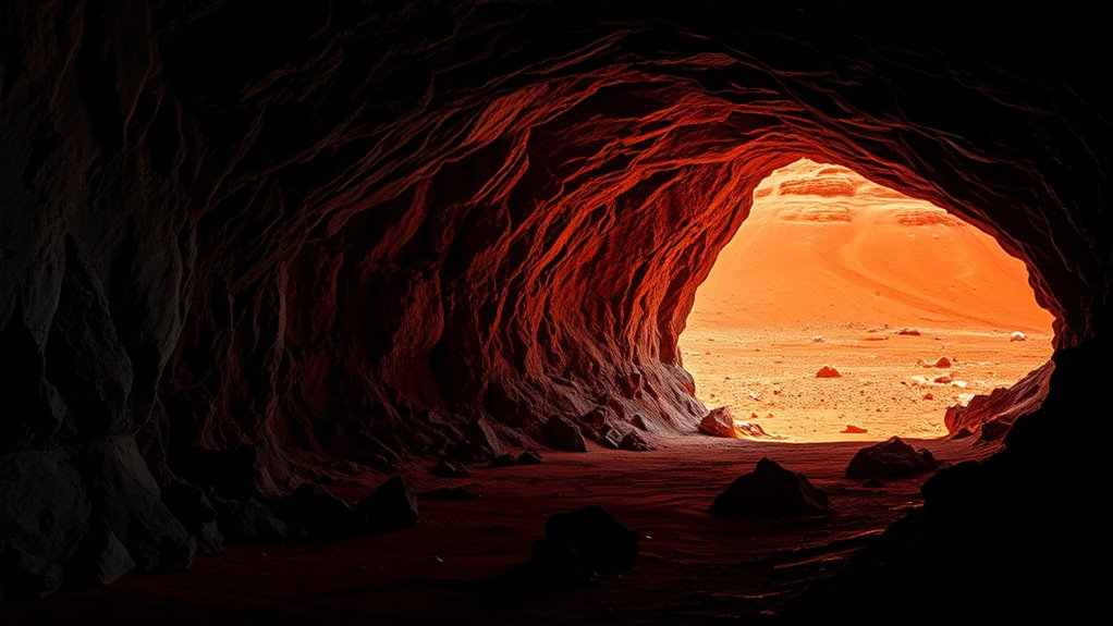 martian lava tube habitats