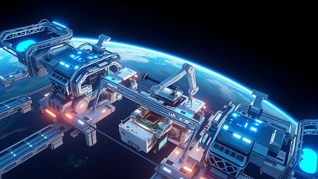orbital manufacturing and logistics