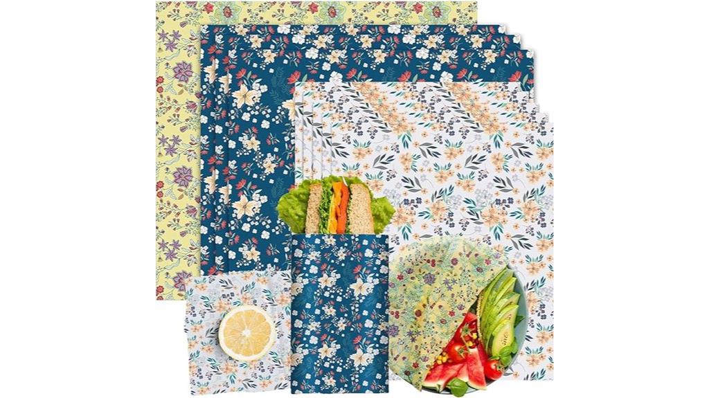 organic beeswax food wraps