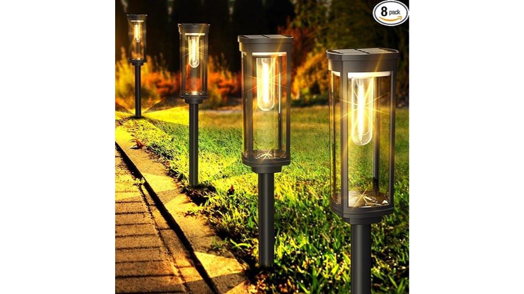 outdoor solar lighting set