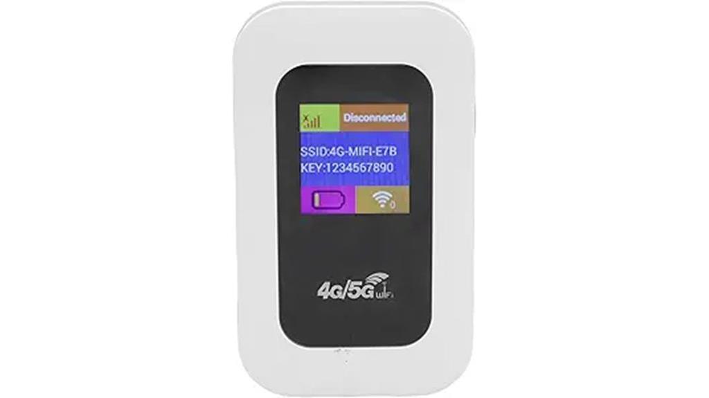 portable 4g 5g wifi router