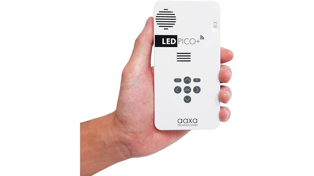 portable led projector with battery