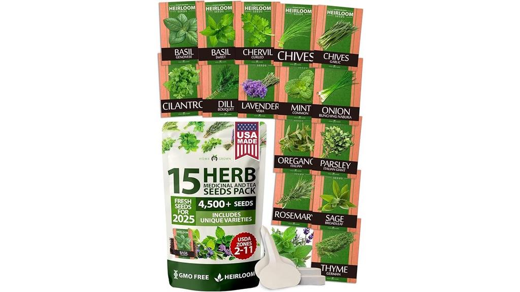 premium u s herb seed collection