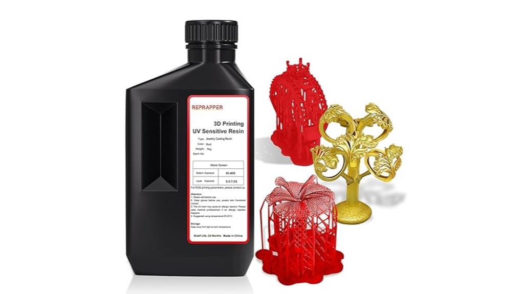 red reprapper casting resin