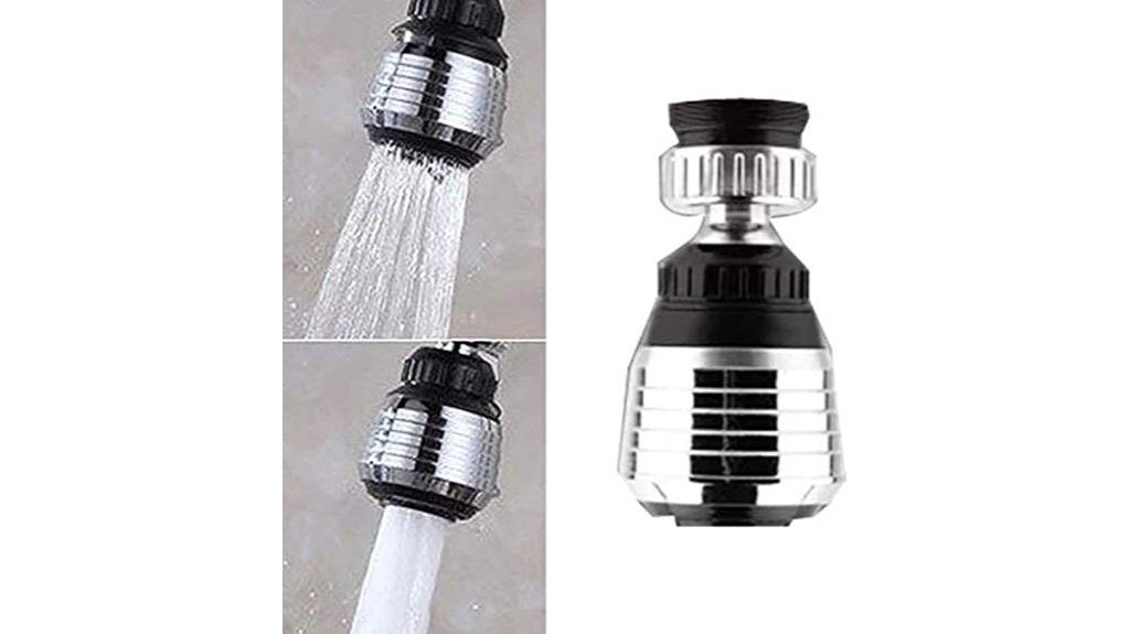 rotating water saving faucet