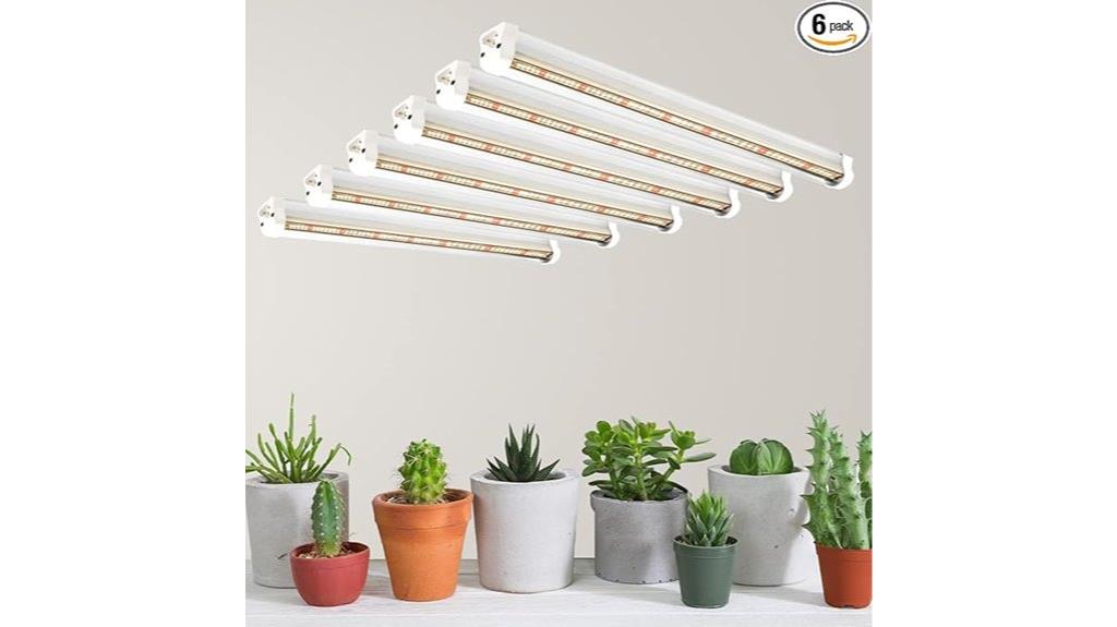 six 10w led bars