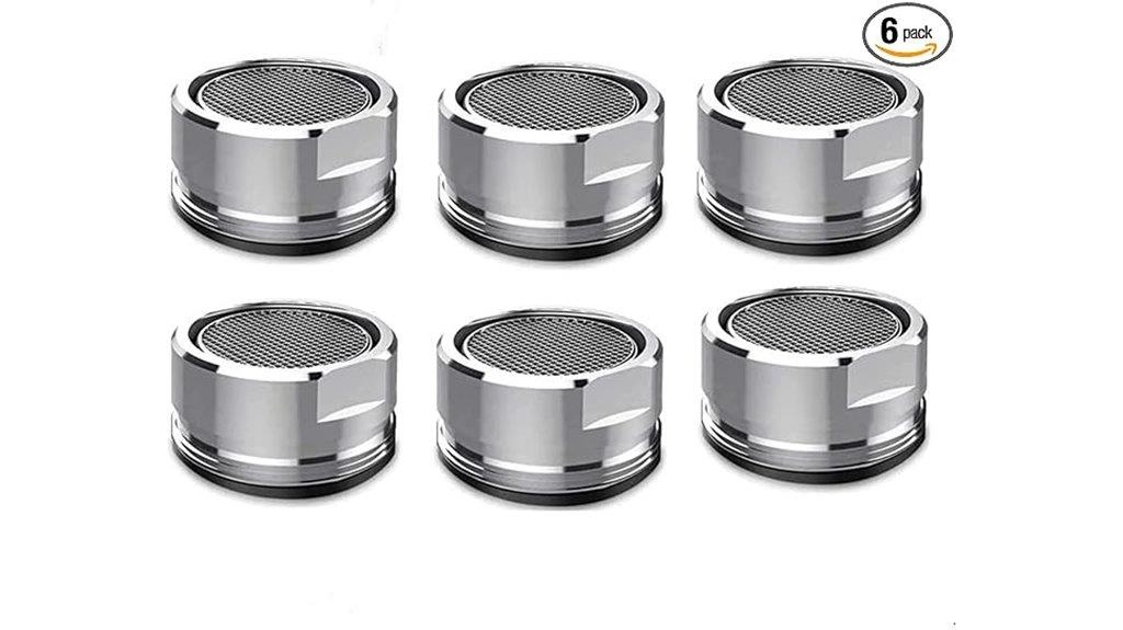 six pack brass aerators