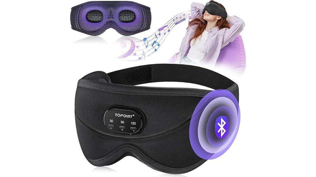 sleep mask with bluetooth