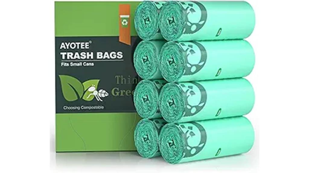 small biodegradable trash bags