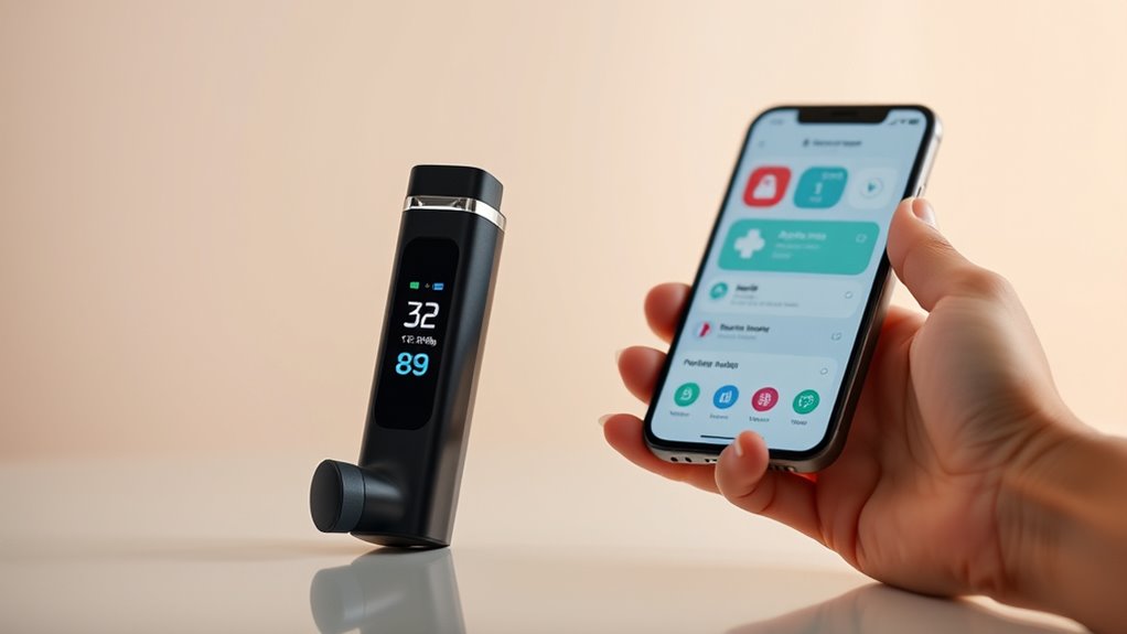 smart inhalers sync securely