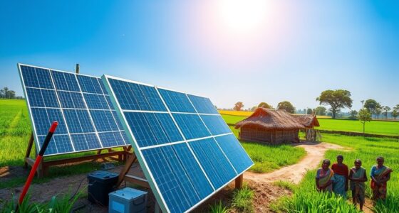 solar microgrid village power