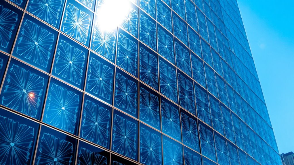 solar powered skyscraper glass