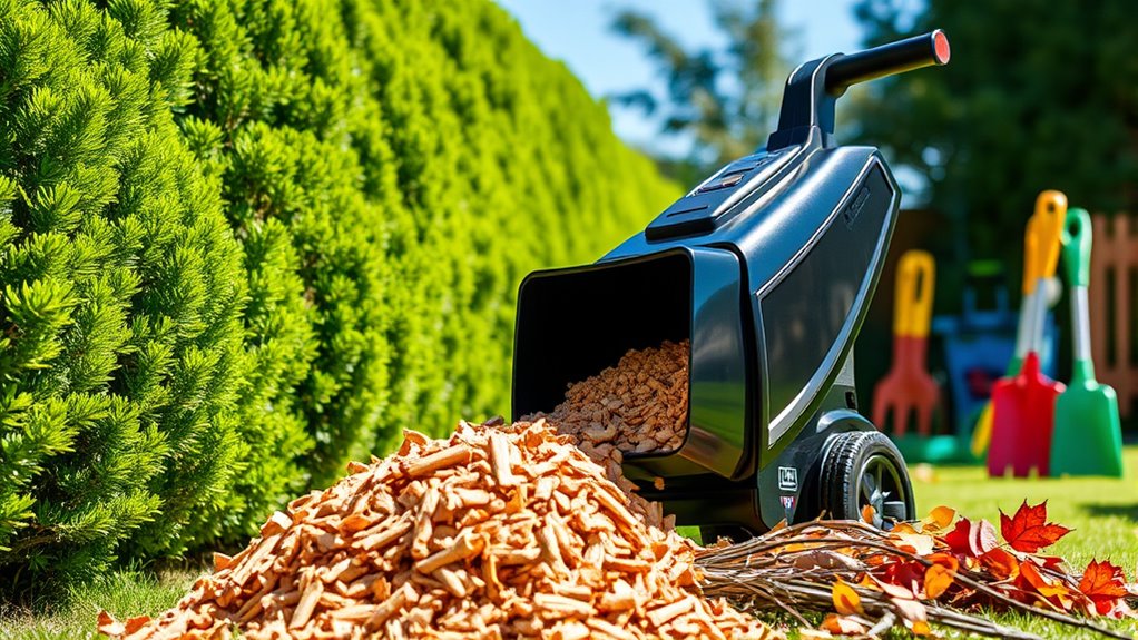 top electric yard chippers