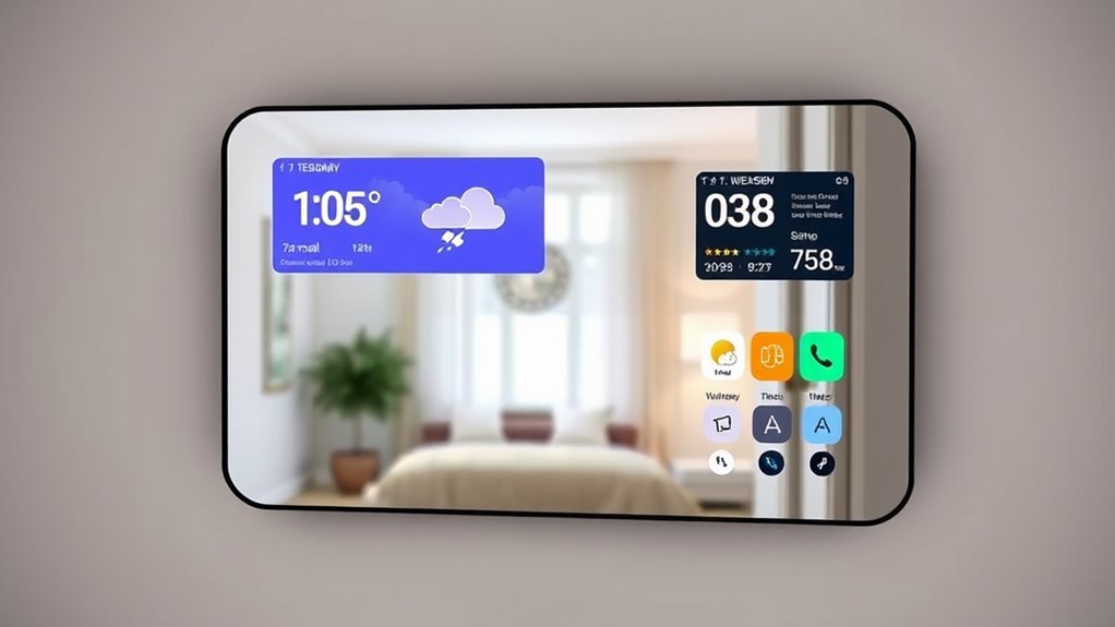 top smart mirror displays