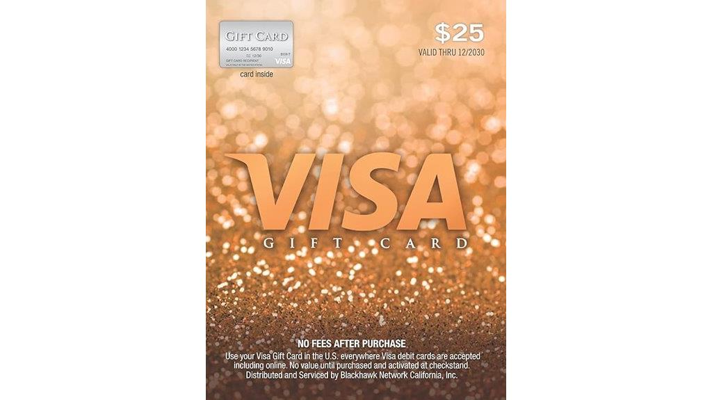 twenty five dollar gift card