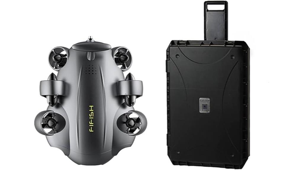 underwater drone with 4k